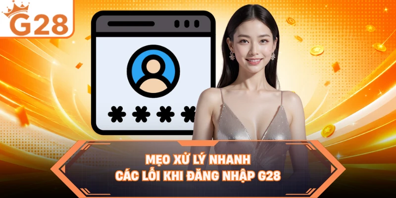 Mẹo xử lý nhanh các lỗi khi đăng nhập G28