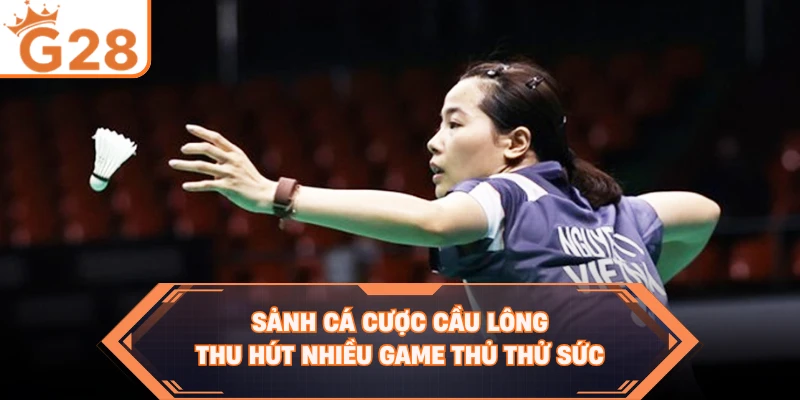 Sảnh cá cược cầu lông thu hút nhiều game thủ thử sức